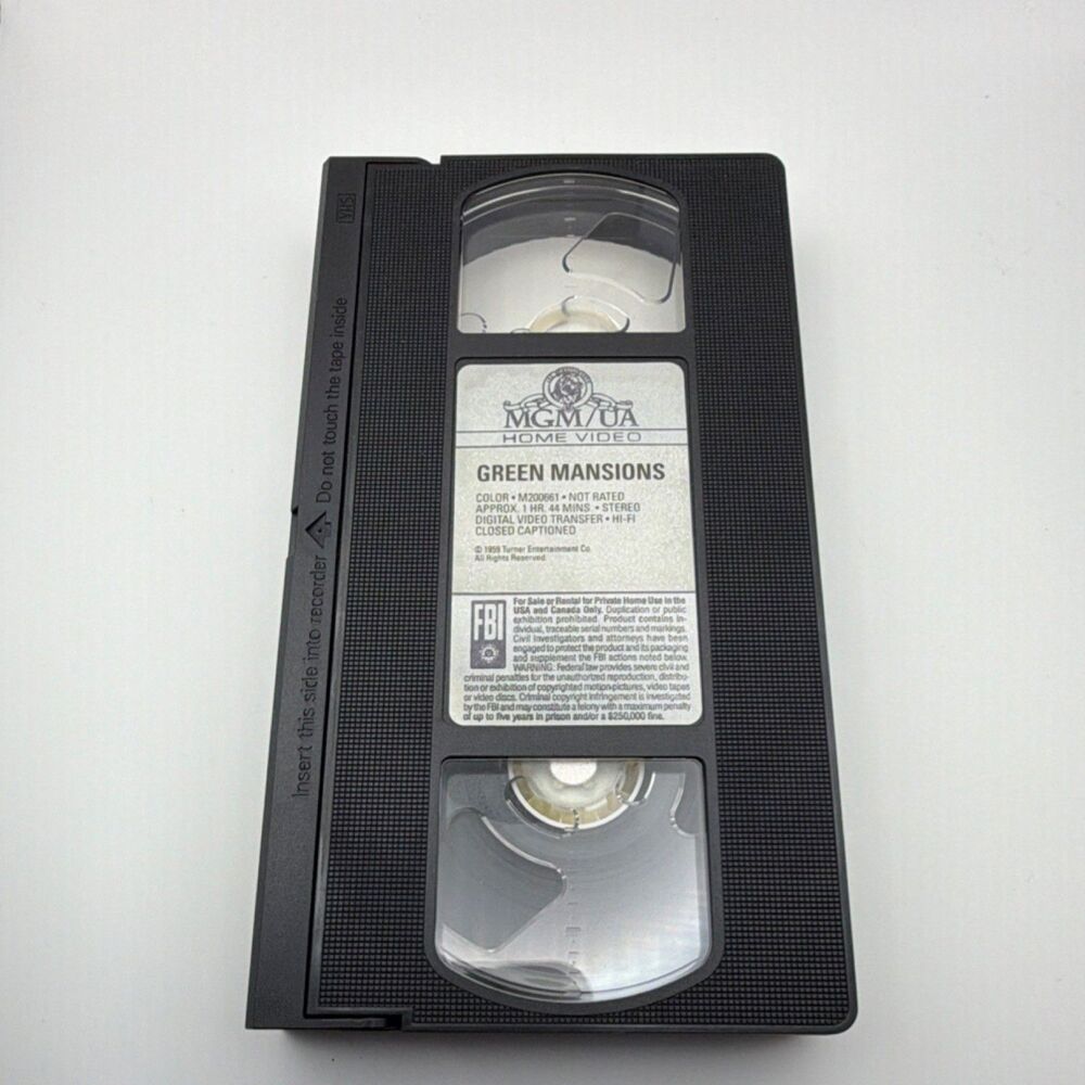 MGM/UA Green Mansions VHS 30th Anniversary Audrey Hepburn Anthony Perkins 1959 - Picture 4 of 4